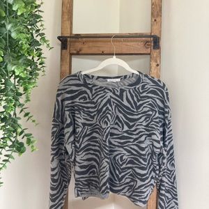 Antistar zebra print top